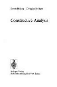 Constructive analysis 