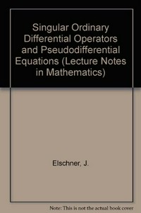 Singular ordinary differential operators and pseudodifferential equations
