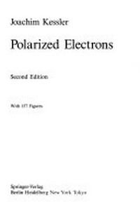 Polarized electrons /