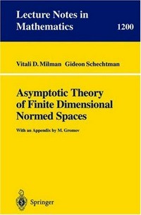 Asymptotic theory of finite dimensional normed spaces