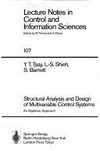 Structural analysis and design of multivariable control systems: an algebraic approach