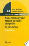 Numerical Analysis in Modern Scientific Computing: An Introduction /