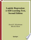 Logistic Regression: A Self-Learning Text 