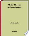 Model Theory: An Introduction /