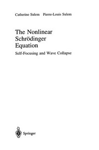 The Nonlinear Schrödinger Equation: Self-Focusing and Wave Collapse: Self-Focusing and Wave Collapse /