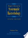 Bergey's Manual® of Systematic Bacteriology: Volume Two The Proteobacteria Part B The Gammaproteobacteria