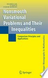 Nonsmooth Variational Problems and Their Inequalities: Comparison Principles and Applications