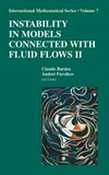 Instability in models connected with fluid flows