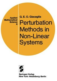 Perturbation methods in non-linear systems 