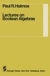 Lectures on Boolean algebras
