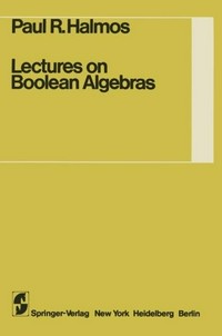 Lectures on Boolean algebras