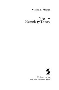 Singular homology theory