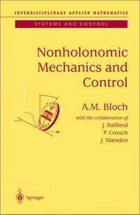 Nonholonomic mechanics and control 