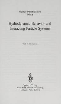 Hydrodynamic behavior and interacting particle systems