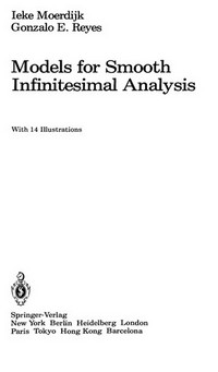 Models for smooth infinitesimal analysis