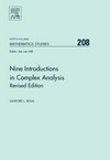 Nine introductions in complex analysis