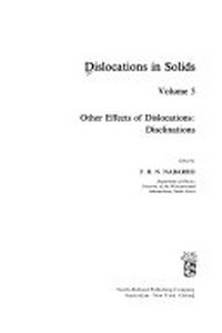 Other effects of dislocations: disclinations