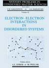 Electron-electron interactions in disordered systems