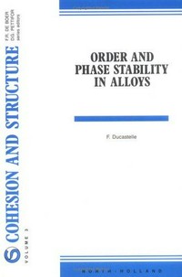 Order and phase stability in alloys