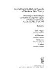 Geometrical and algebraic aspects of nonlinear field theory: proceedings of the meeting on geometrical and algebraic aspects of nonlinear field theory, Amalfi, Italy, May 23-28, 1988