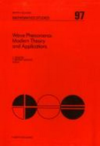 Wave phenomena: modern theory and applications