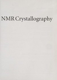 NMR crystallography