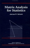 Matrix analysis for statistics