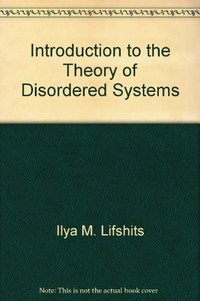 Introduction to the theory of disordered systems