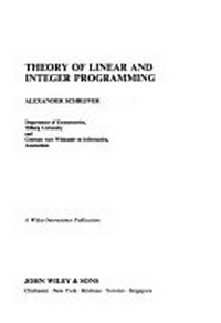Theory of linear and integer programming