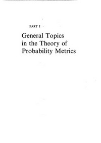 Probability metrices and the stability of stochastic models