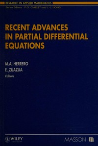 Recent advances in partial differential equations