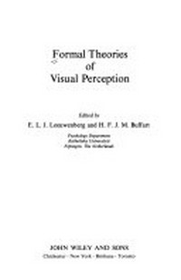 Formal theories of visual perception