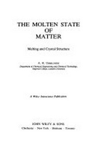 The molten state of matter: melting and crystal structure
