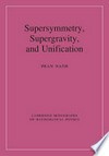 Supersymmetry, supergravity, and unification