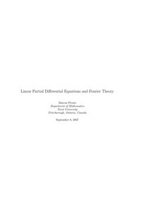 Linear partial differential equations and Fourier theory
