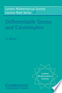 Differentiable germs and catastrophes