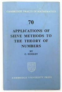 Applications of sieve methods to the theory of numbers 
