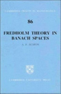 Fredholm theory in Banach spaces