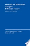 Lectures on stochastic analysis: diffusion theory