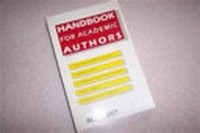 Handbook for academic authors