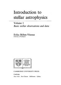 Introduction to stellar astrophysics