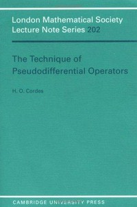 The technique of pseudodifferential operators