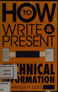How to write and present technical information