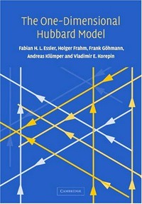 The one-dimensional Hubbard model 