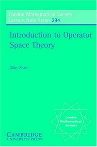 Introduction to operator space theory