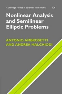 Nonlinear analysis and semilinear elliptic problems