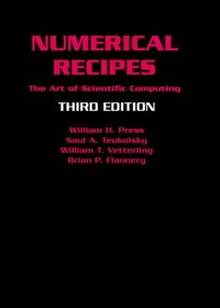 Numerical recipes: the art of scientific computing /