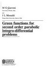 Green functions for second order parabolic integro-differential problems