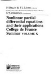 Nonlinear partial differential equations and their applications: College de France seminar. Vol. X