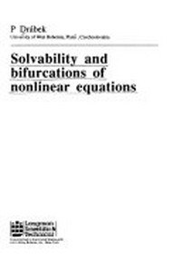 Solvability and bifurcations of nonlinear equations